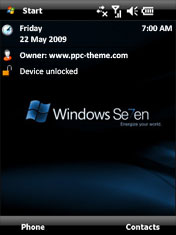 Windows Seven ppc theme